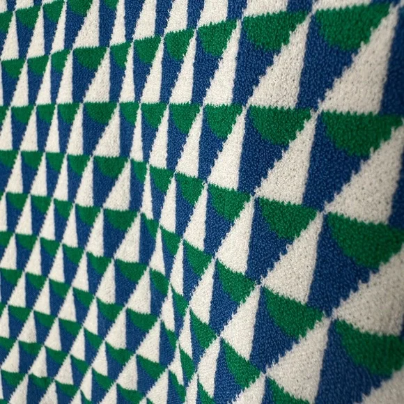 Tory Sport Tech Knit Geo Print Skirt Size XL Blue Green Vineyard Sailboat Print